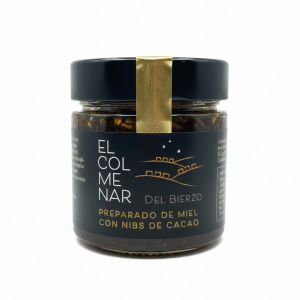 Miel con nibs de cacao